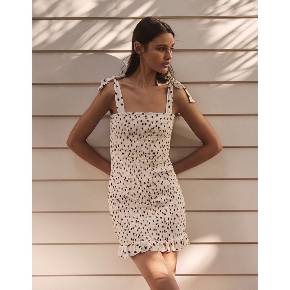 Tigerlily Polka Dot Mini Dress
